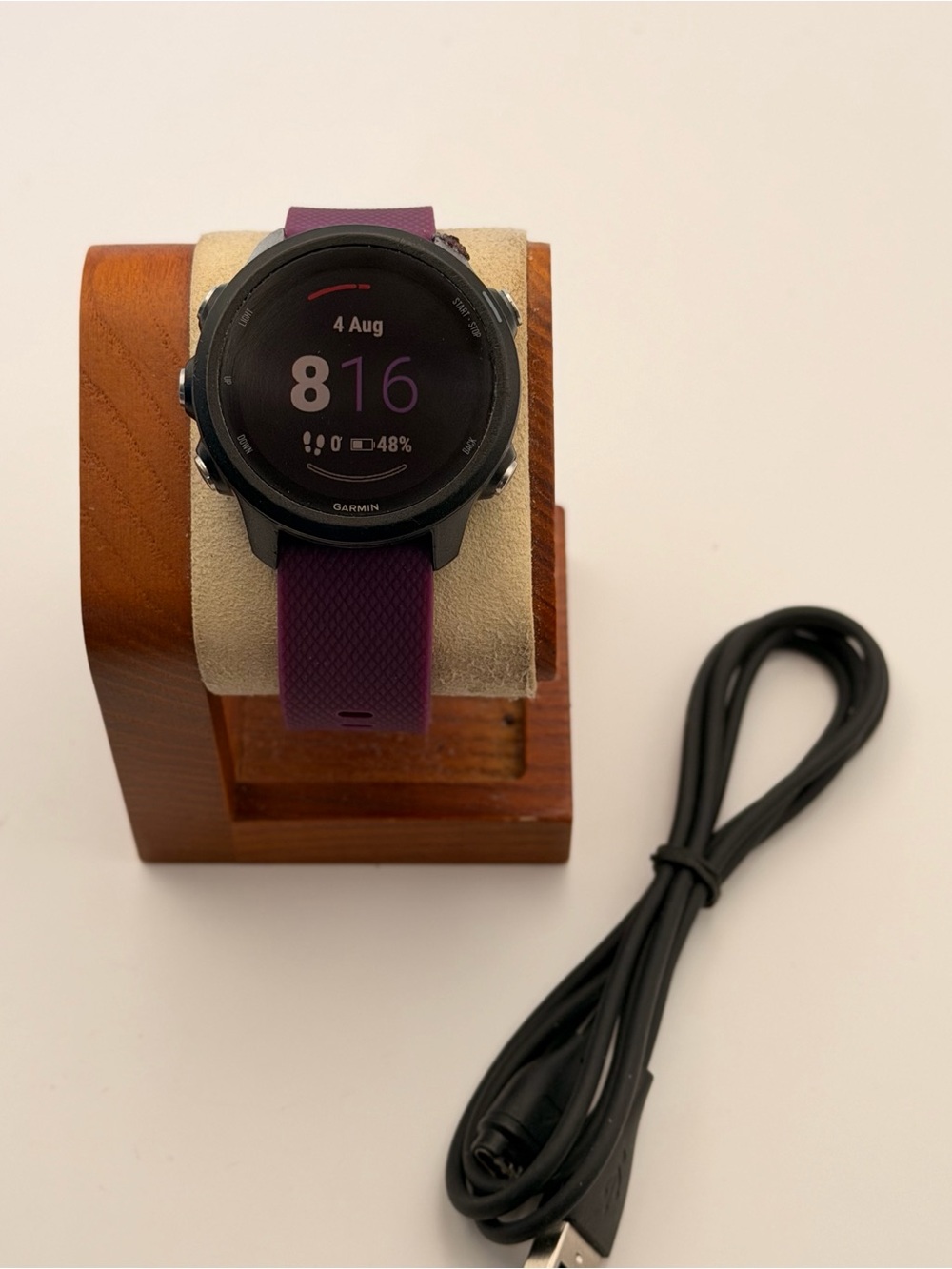 Garmin Forerunner 245, Tested, Charger included, New band, very good, Read pls